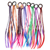 streetwear solid color rubber band hair tie