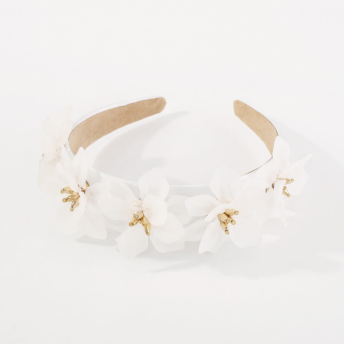 f5594 europe and america cross border fashion design three-dimensional resin flower headband temperament artificial flower headband hair accessories female