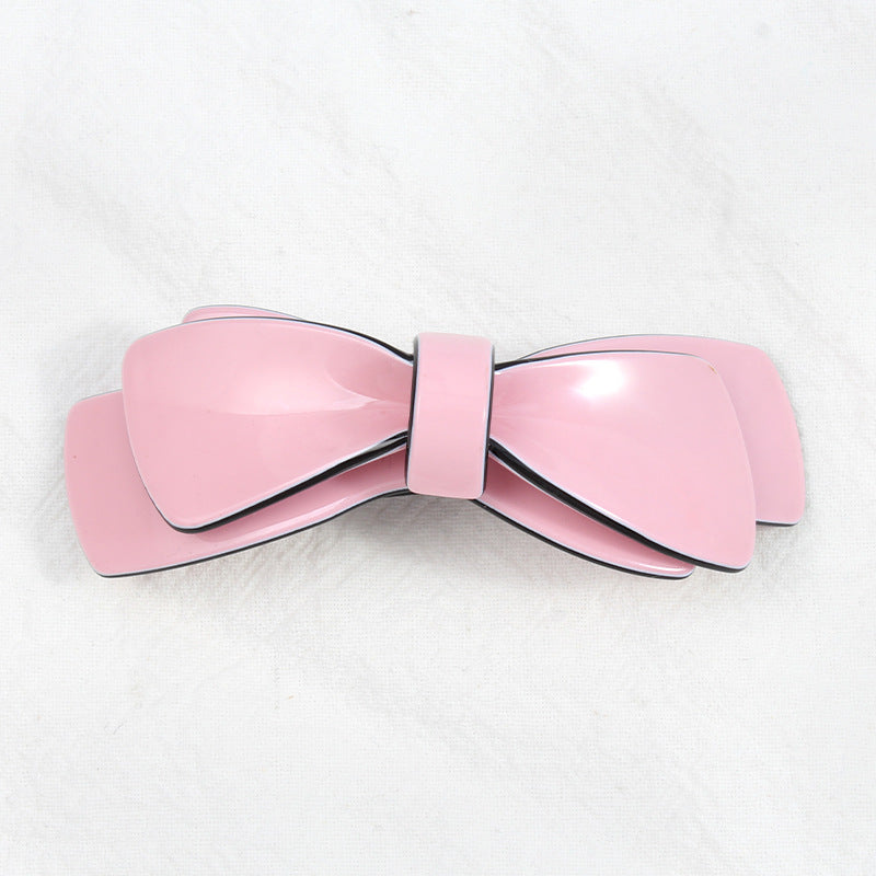 Women's Princess Sweet Bow Knot Arylic Hair Clip