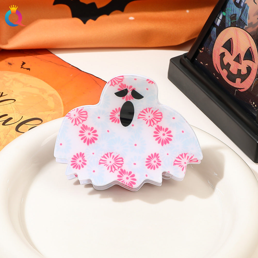 Women's Cute ghost Arylic Hair Claws