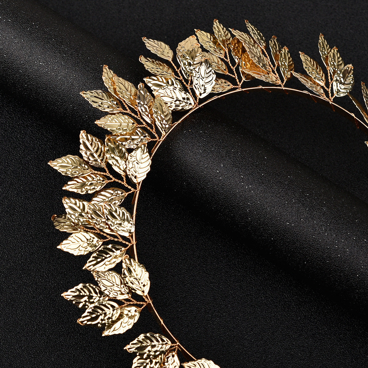 fashion leaf alloy hair band 1 piece