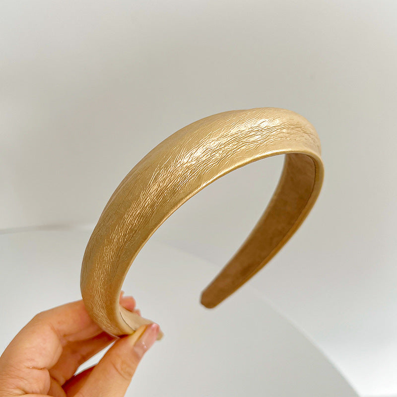 simple style color block cloth handmade hair band