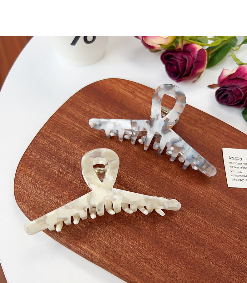Women's Casual Marble Acetic acid sheets Hair Claws