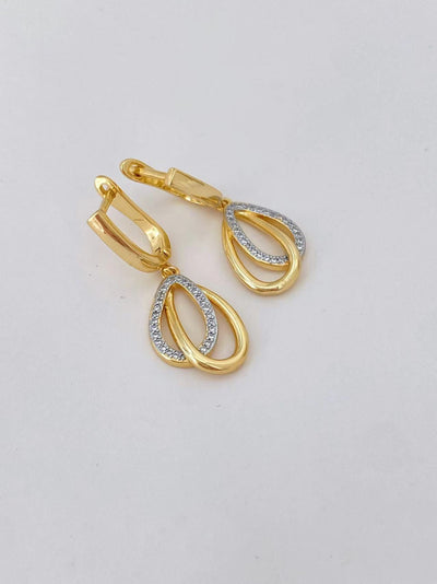 Jewelry Vintage Style Classic Style Geometric Copper Zircon Rings Earrings Necklace
