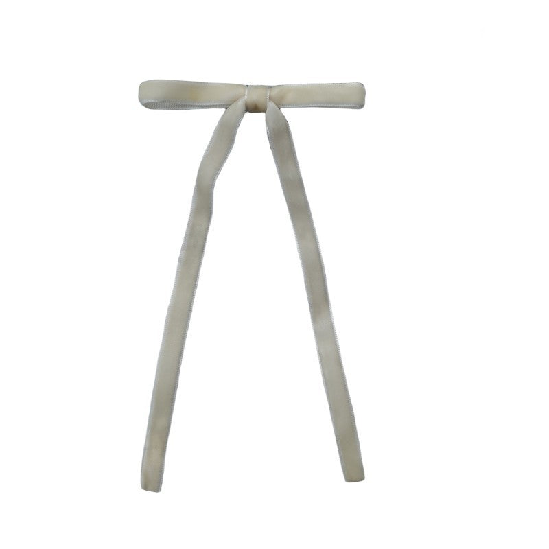 Women's Sweet Solid Color Cloth Handmade Hair Clip