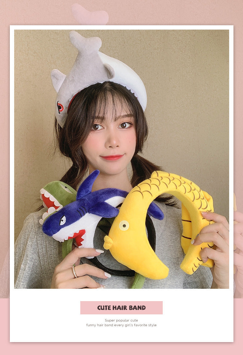 Women's IG Style Cute Animal Cloth Handmade Hair Band