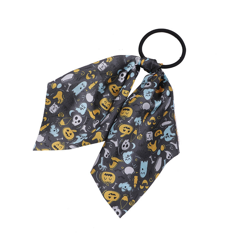 Halloween Exaggerated Women's Pumpkin Ghost Hair Tie