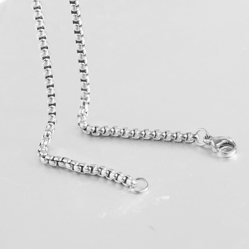 Jewelry Retro Fist Titanium Steel Plating Pendant Necklace