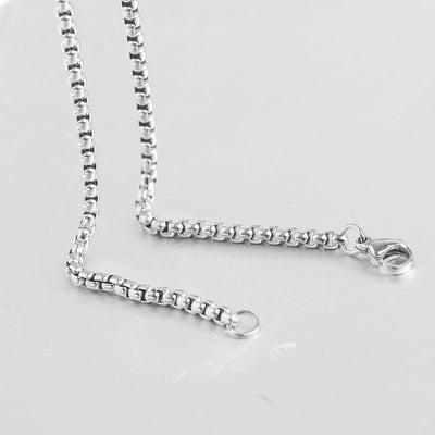 Jewelry Retro Fist Titanium Steel Plating Pendant Necklace