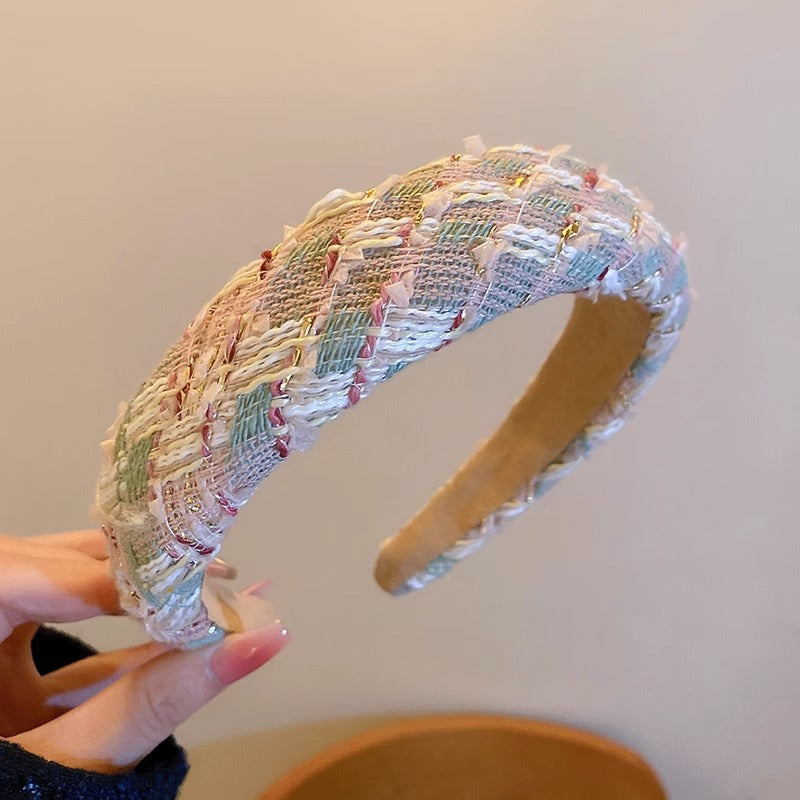 Women's Elegant Color Block Cloth Hair Band