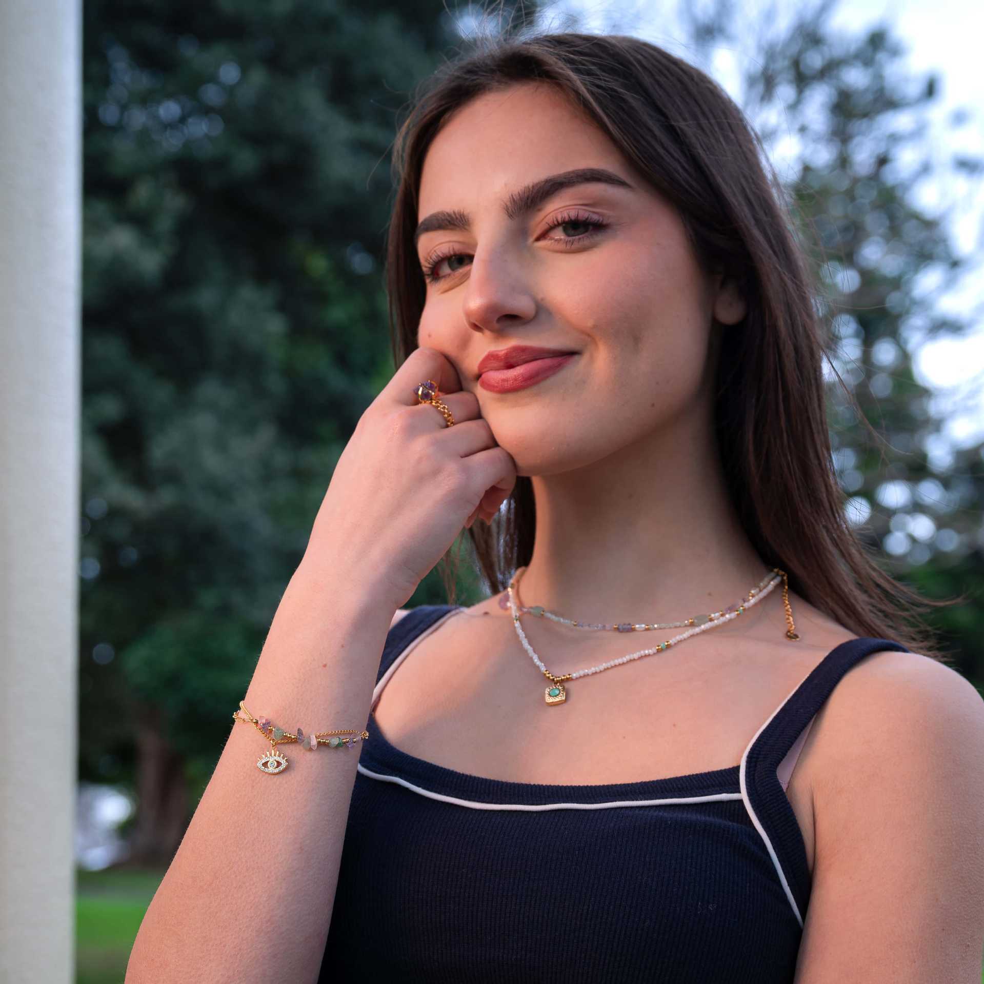 Elegant Eye 304 Stainless Steel Bracelets In Bulk