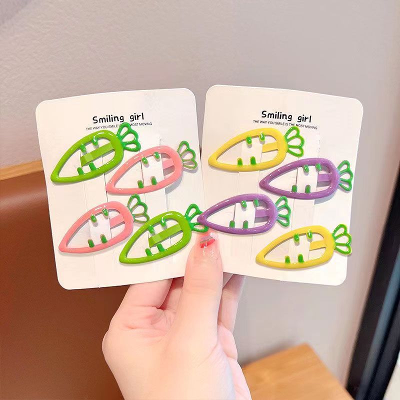 Women's Cute Solid Color Alloy Hair Clip