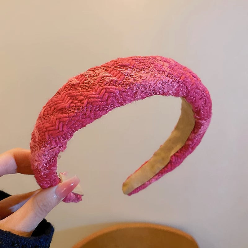 Women's Elegant Color Block Cloth Hair Band