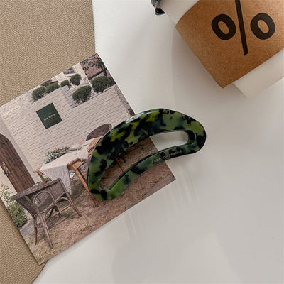 classic style color block acetic acid sheets hair claws