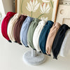 Women's Simple Style Solid Color Cloth Hair Band
