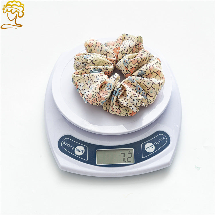 fashion flower cloth hair tie 1 piece