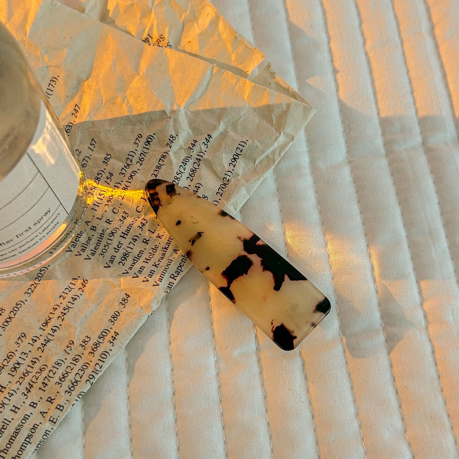 Women's Simple Style Classic Style Color Block Acetic acid sheets Hair Clip