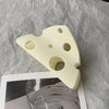 Women's Cute Cheese Plastic Hair Claws