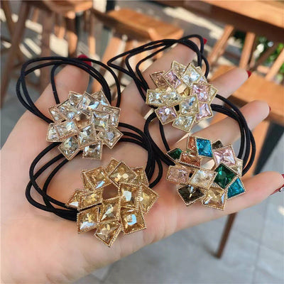 Women's Elegant Geometric Alloy Hair Tie