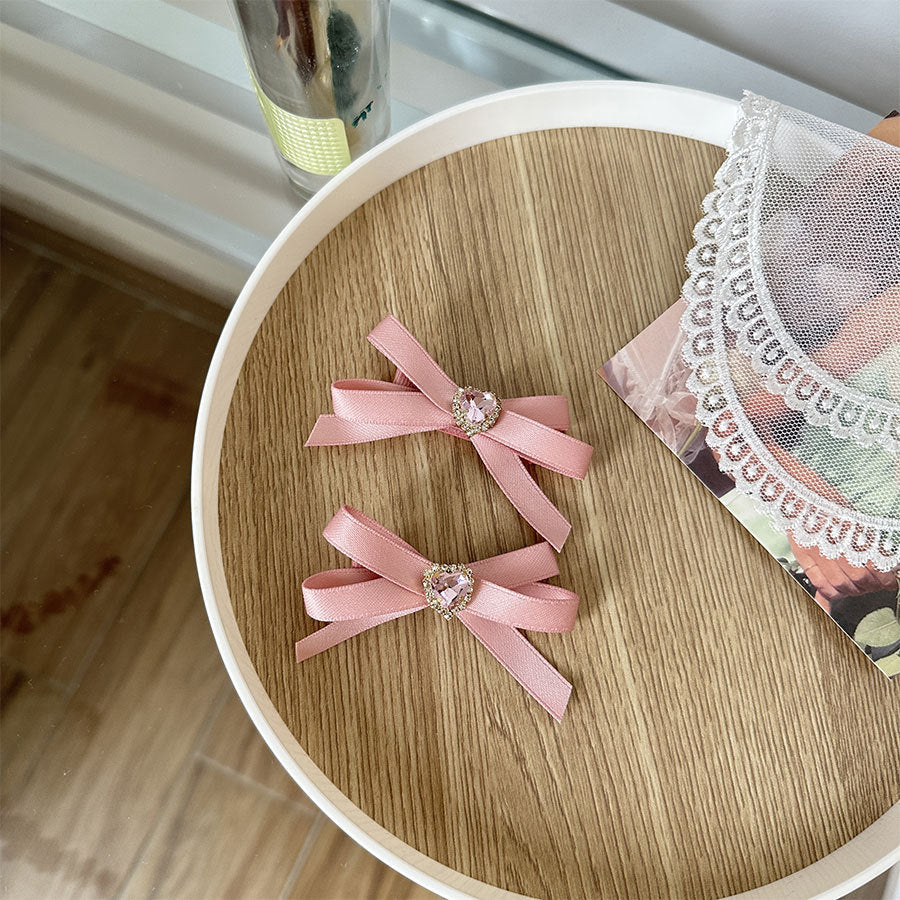 Women's Sweet Simple Style Bow Knot Cloth Hair Clip Hair Tie Brooches