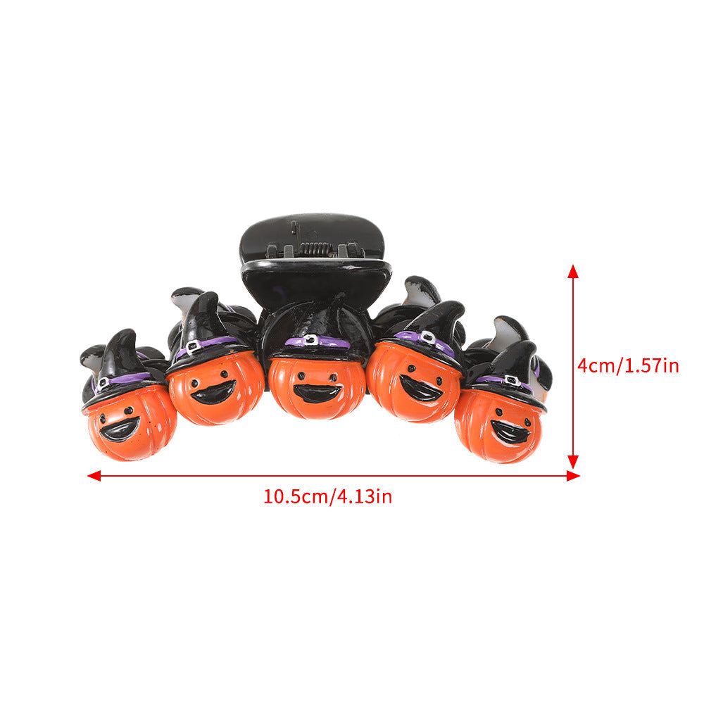 Halloween Women's Pumpkin Plastic Hair Claws