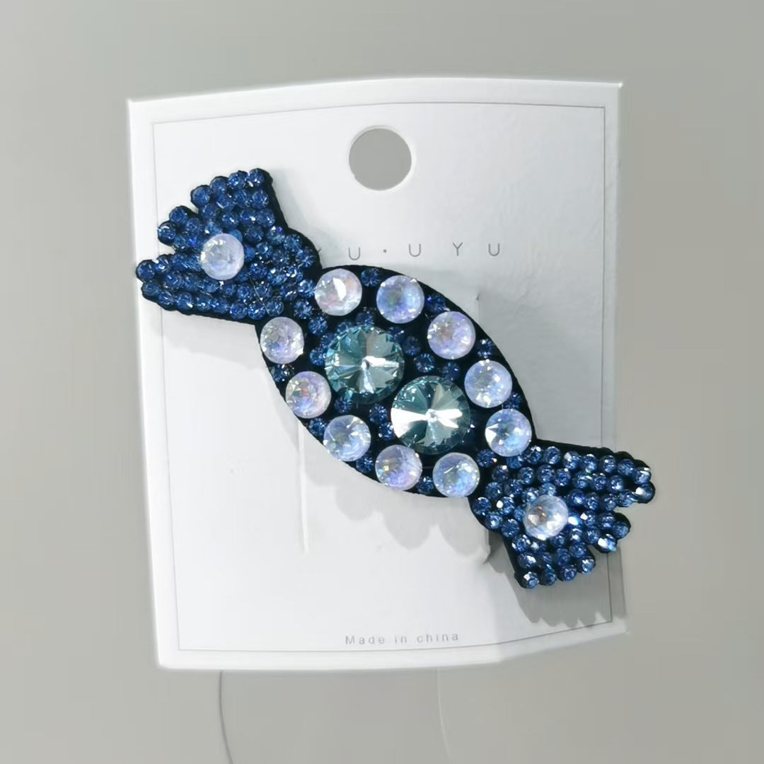 Women's IG Style Classic Style Candy Artificial Crystal Alloy Inlay Rhinestones Hair Clip