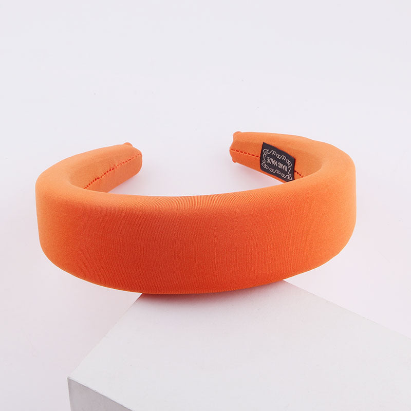 fashion multicolor milk silk sponge headband