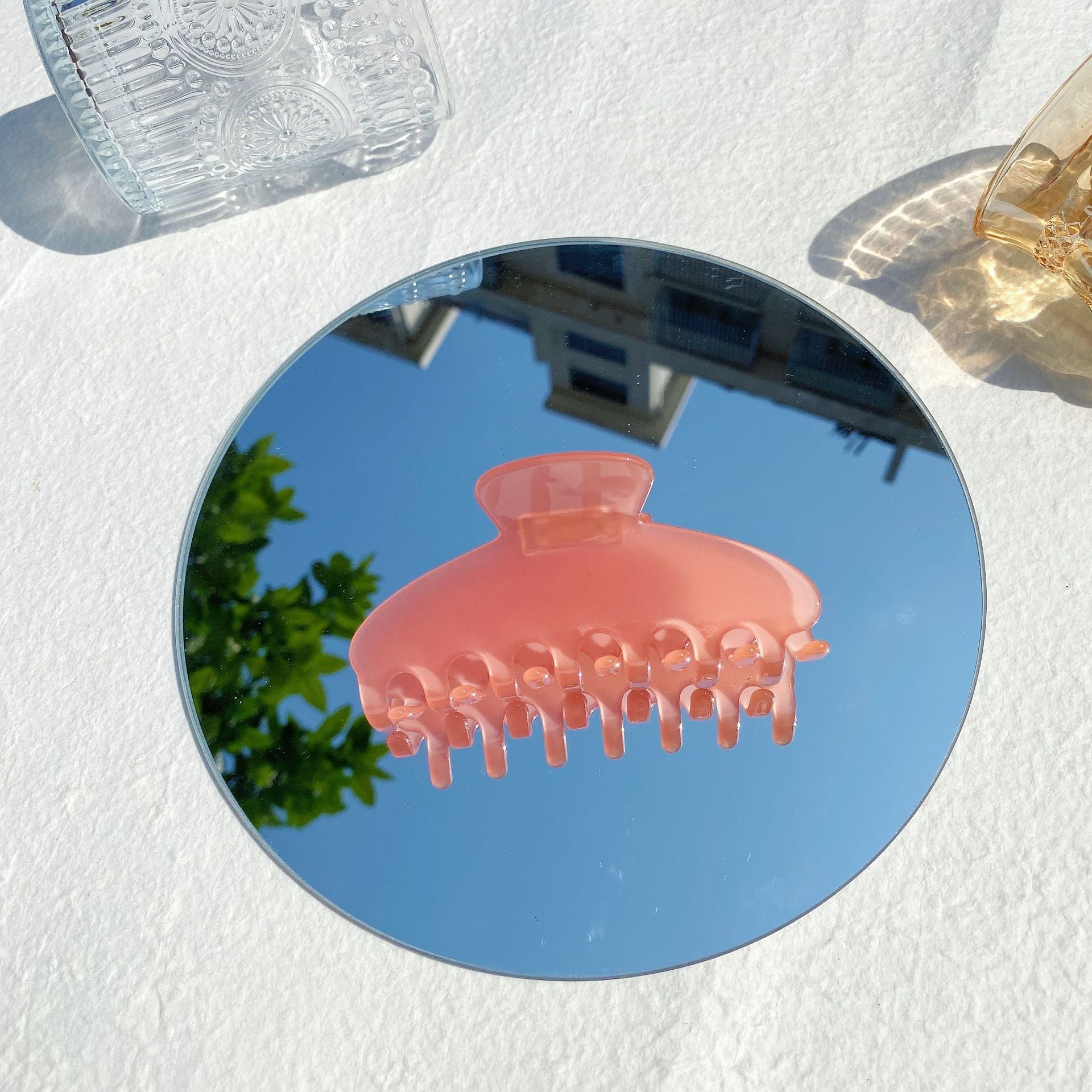 Women's Basic Simple Style Solid Color Acetic acid sheets Hair Claws