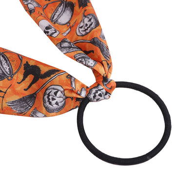 Halloween Exaggerated Women's Pumpkin Ghost Hair Tie