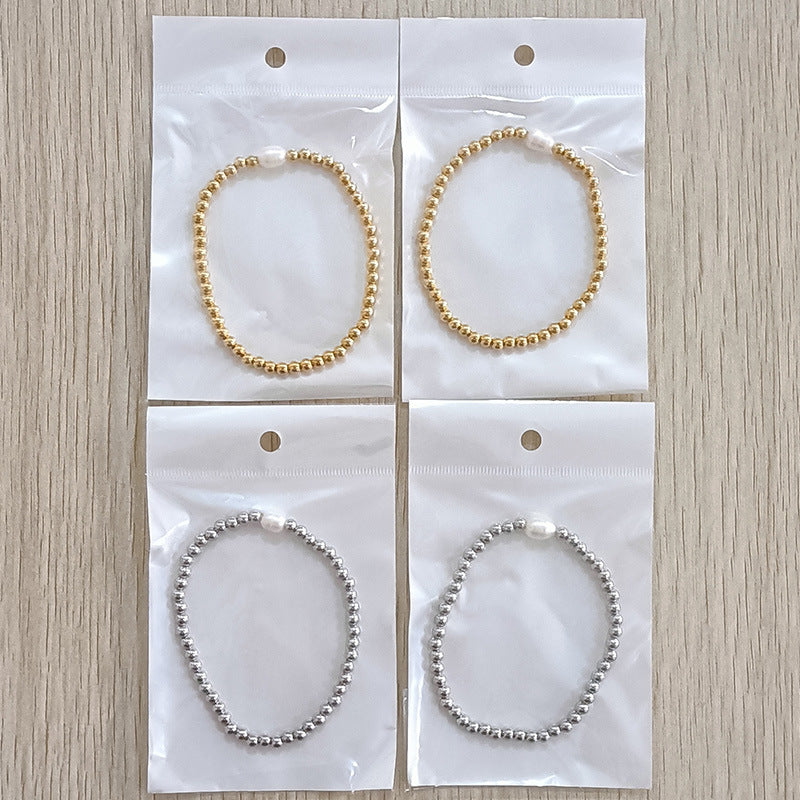 Simple Style Commute Geometric 303 Stainless Steel Bracelets In Bulk