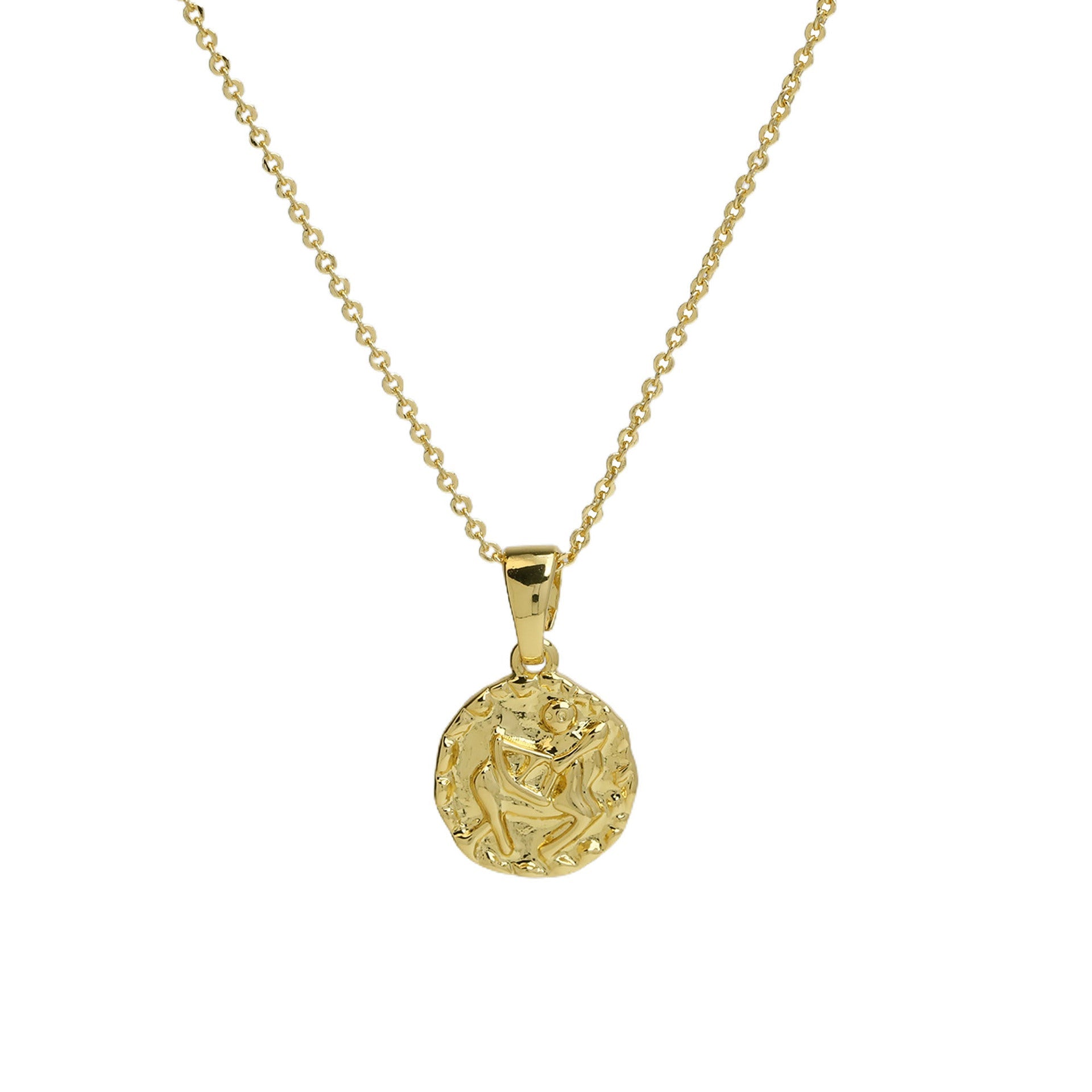 Brass Plating Constellation Pendant Necklace