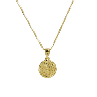 Brass Plating Constellation Pendant Necklace
