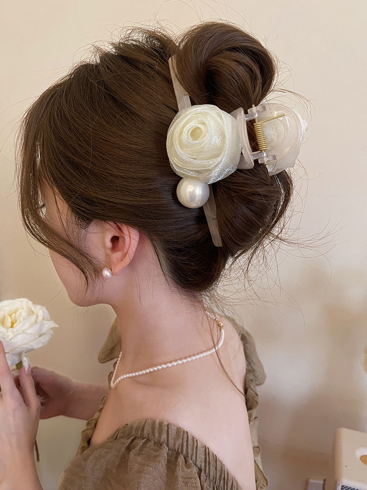 Women's Simple Style Classic Style Flower Plastic Resin Flowers Hair Claws