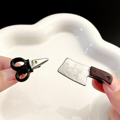 Women's Funny Cool Style Scissors Bulb Mixed materials Hair Clip