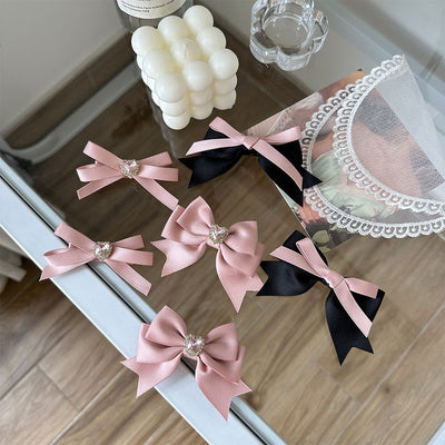 Women's Sweet Simple Style Bow Knot Cloth Hair Clip Hair Tie Brooches