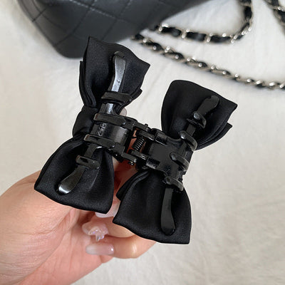 Women's Elegant Bow Knot Satin Hair Claws
