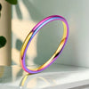 Jewelry Simple Style Geometric Titanium Steel Plating Rings