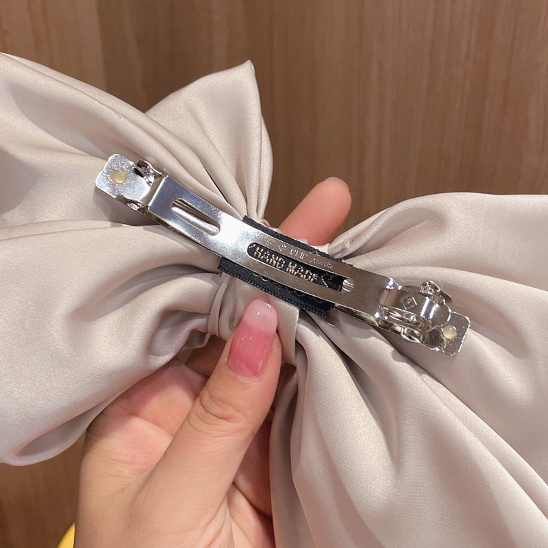fashion bow knot cloth hair clip 1 piece