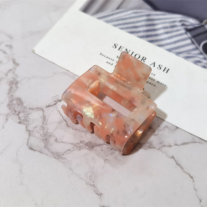 fashion geometric acetic acid sheets stoving varnish hair claws 1 piece