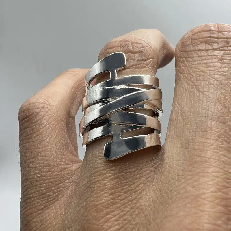 Copper Plating Geometric Rings