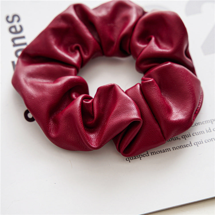 simple style solid color cloth hair tie 1 piece