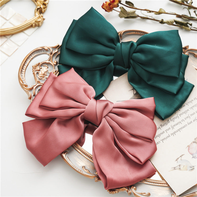 Women'S Fashion Bow Knot Cloth Hair Clip