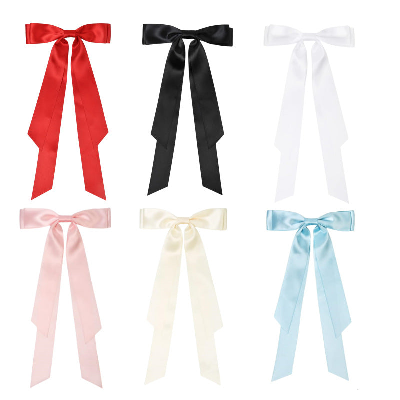 Women's Simple Style Bow Knot Cloth Handmade Hair Clip