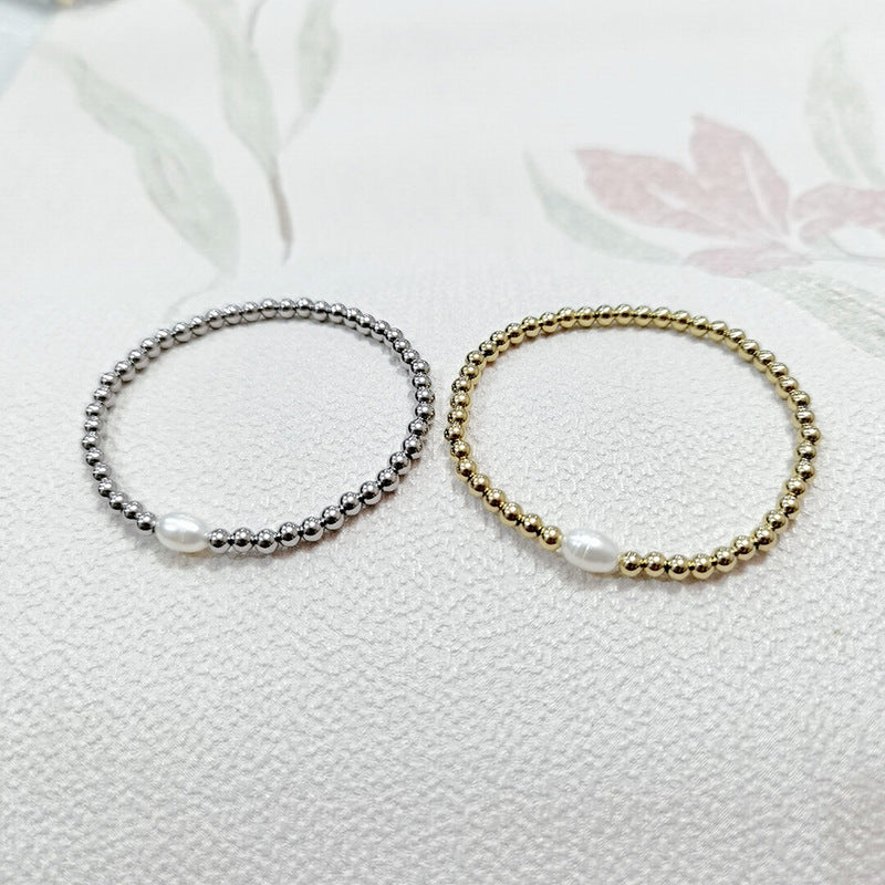 Simple Style Commute Geometric 303 Stainless Steel Bracelets In Bulk