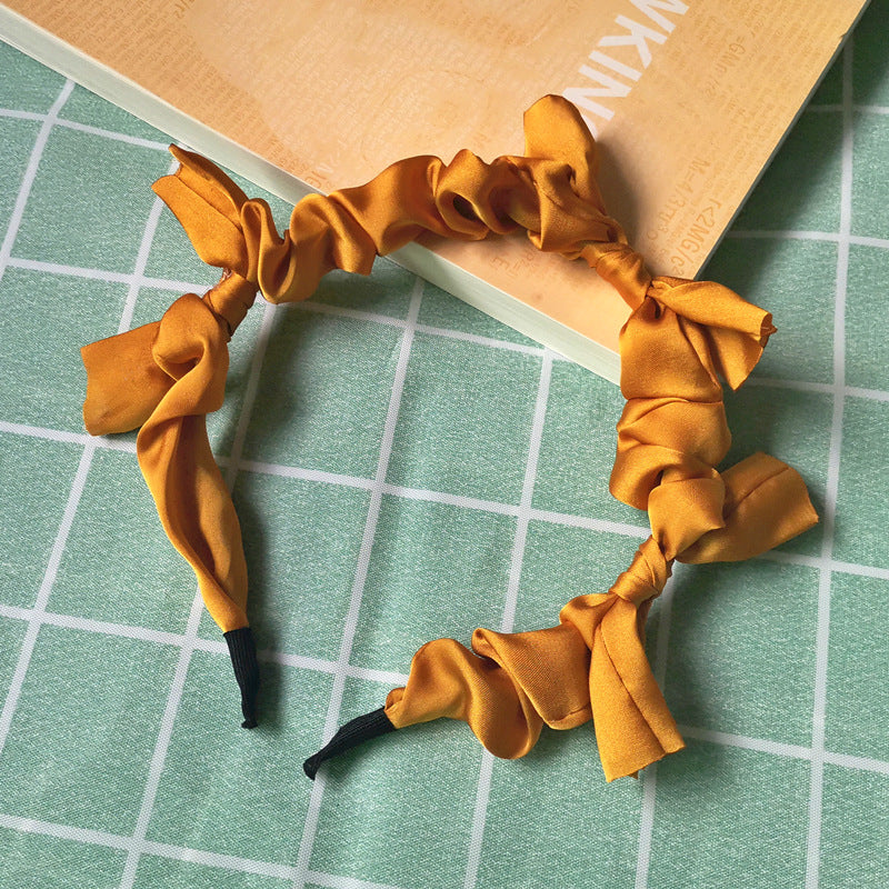 fashion waves solid color plastic hair band 1 piece