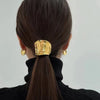 Women's Simple Style Classic Style Solid Color Alloy Polishing Hair Clip