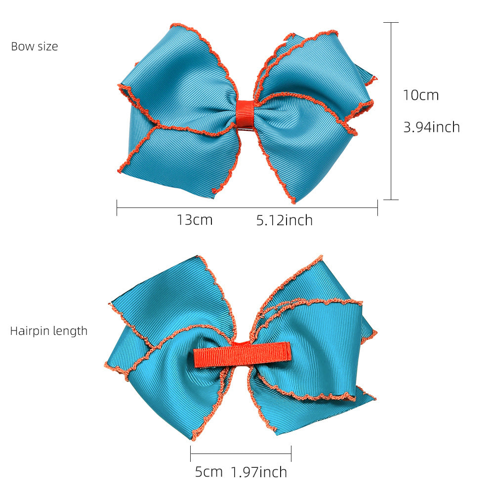 sweet bow knot cloth hair clip