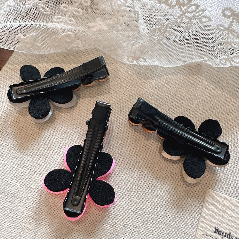 Women's Sweet Flower Rhinestone Hair Clip