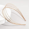 Women's Simple Style Solid Color Alloy Hair Band