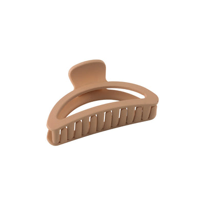 new milk tea coffee color clip elegant temperament hairpin simple hair accessories